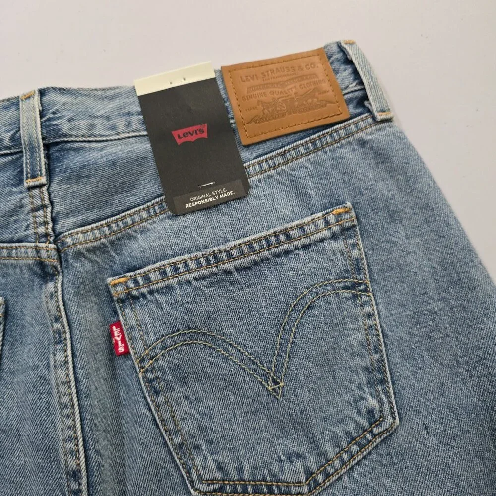 Classic Blue Denim Skirt - Picture 5 of 8